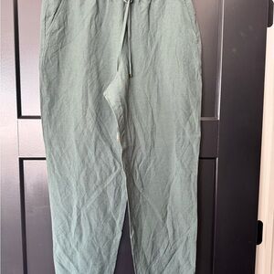 LOFT Women's Green Ankle Pants